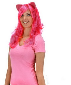 Elope My Little Pony Pinkie Pie Adult Costume Wig W/Ears