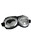 Elope Aviator Goggle Silver & Black Adult Costume Accessory