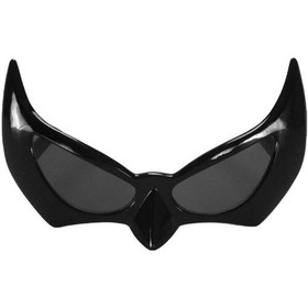 Elope Superhero Bat Eyes Black Adult Costume Glasses