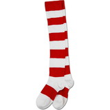 Elope Where's Waldo Wenda Deluxe Over the Knee Costume Socks Adult One Size