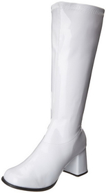 Ellie Shoes White Gogo Womens Costume Boots