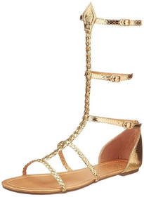 Ellie Shoes Cairo Gladiator Women's Costume Sandals, Gold