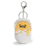 Enesco Baby Gudetama the Lazy Egg 3.5-Inch Plush Keychain