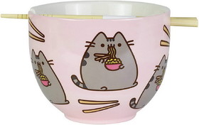 Pusheen Ramen Bowl and Chopsticks Set