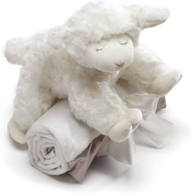 Gund ENS-6050432-C Winky Lamb 7 Inch Plush Animal and Blanket