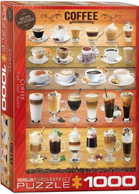 Eurographics EUR-6000-0589-C Coffee 1000 Piece Jigsaw Puzzle