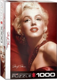 Marilyn Monroe Red Portrait by Sam Shaw 1000 Piece Jigsaw Puzzle