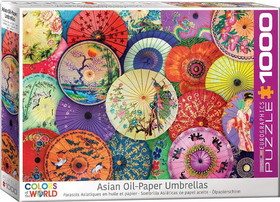 Eurographics EUR-6000-5317-C Asian Oil Paper Umbrellas 1000 Piece Jigsaw Puzzle