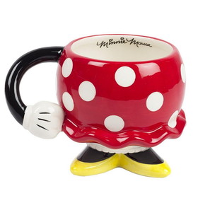 Fashion Accessory Bazaar FAB-73056-C Disney Minnie Mouse Red Rock the Dots Molded Mug with Arm