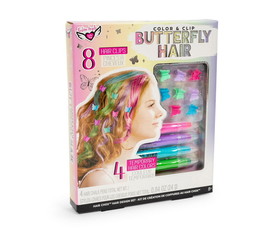 Fashion Angels FAE-12798-C Fashion Angels Color & Clip Butterfly Hair Design Kit