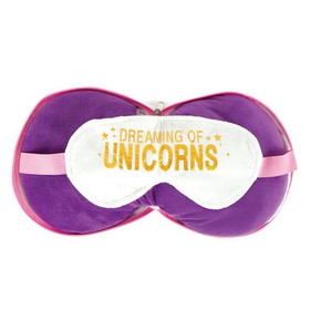 Fashion Angels FAE-77919-C Style.Lab By Fashion Angels Travel Pillow Eye Mask, Dreaming Of Unicorns