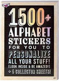 Fashion Angels FAE-78079-C Fashion Angels 1500+ Alphabet Sticker Book