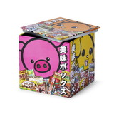 Fourth Castle Micromedia FCM-5518-C Dagashi Japanese Snacks 4 x 4 Inch Tin Storage Box