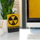 Fourth Castle Vintage Fallout Shelter Metal Sign Replica, Nuclear Warning Sign, 6in X 9in