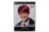 Franco K-Pop Adult Costume Wig - Cosplay, Costume, & Leisure Wig - Red Hair Color