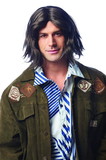 Franco Shaggy Hippie Adult Costume Wig - Brown