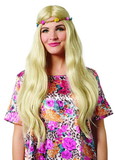Costume Agent FCO-21129-C Cool Cat Adult Costume Wig with Headband | Blonde