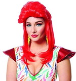 Costume Agent FCO-21130-C Super Seventies Adult Costume Wig | Red