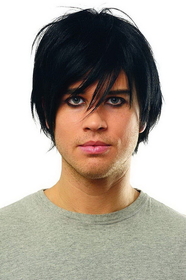 Franco Emo Men's Costume Wig - Black