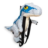 Fast Forward FFD-23397-C Jurassic World Velociraptor Blue 17-Inch Plush Backpack