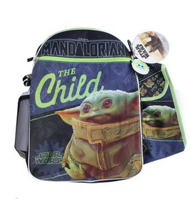 Star Wars The Mandalorian The Child 16 Inch Backpack 5-Piece Se