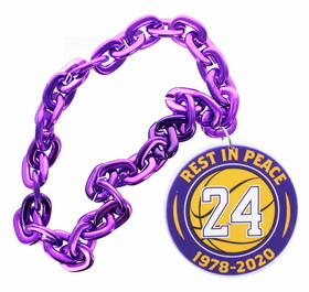 Fan Fave FFT-FV3140-C Kobe Bryant #24 RIP Commemorative NBA FanChain 3D Foam Magnet