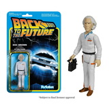 Funko FNK-3916-C Reaction Back To The Future Doc Brown 3.75" Action Figure