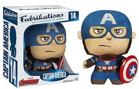 Funko FNK-5076-C Funko Fabrikations Avengers Age Of Ultron Captain America Soft Sculpture Plush