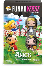 Funko FNK-52444-CV Alice In Wonderland Funkoverse Strategy Game 100 Expansion 2-Pack | Chase