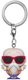 Funko FNK-54731-C Dragon Ball Z Funko POP Keychain | Master Roshi (Peace Sign)