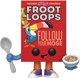 Funko FNK-57770-C Kelloggs Funko POP Vinyl Figure | Froot Loops Cereal Box