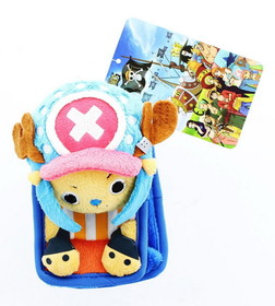 Funimation One Piece Plush Phone Case Chopper (Kyun Version, Closed Mouth)