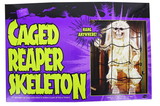 Fun World Caged 27 Inch Reaper Skeleton Halloween Prop Decoration