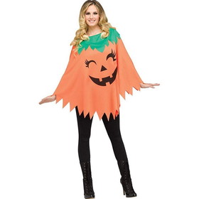 Funworld Pumpkin Poncho Women's Costume - One Size 4/14