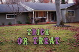 Funworld FNW-91558T-C Trick Or Treat 15.75 Inch Letters Halloween Yard Sign