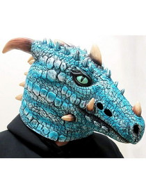 Funworld Ice Dragon (Blue) Adult Costume Mask