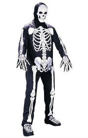 Fun world Skeleton Jumpsuit Costume Adult Standard