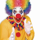 Forum Novelties FRM-23098-C Clown Adult Costume Rainbow Afro Wig