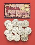 Forum Novelties Pirate Booty 12-Piece Gold Coin Costume Accessory One Size