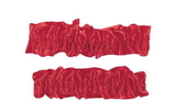 Forum Novelties Red Silken Garter Or Armband Set Adult Costume Set One Size