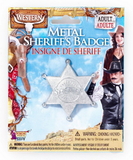 Forum Novelties Silver Metal Costume Sheriff Badge Adult One Size