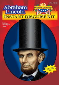 Forum Novelties Abraham Lincoln Beard & Hat Disguise Adult Costume Kit