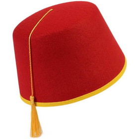 Forum Novelties Bye Bye Birdie Felt Red Fez Adult Costume Hat