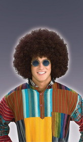 Forum Novelties Jumbo 60's 70's Disco Fro Brown Adult Costume Wig