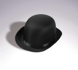 Forum Novelties FRM-63836-C Black Satin Derby Adult Costume Hat