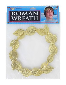 Roman Gold Leaf Wreath Headpiece Costume Accessory