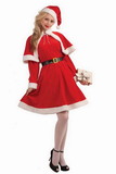Forum Novelties Miss Santa Suit Costume Dress Adult One Size Fits Most