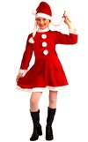 Forum Novelties FRM-65702 Lil Ms Santa's Helper Deluxe Costume Child