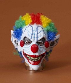 Sinister Mister Clown Adult Costume Mask