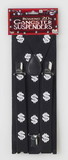 Gangster Dollar Suspenders Costume Accessory